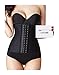 Sexy Latex Underbust Waist Training Cincher Corset Tummy Control Shapewear,black-2XL