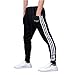 Mooncolour Men's Casual Slim Fit Jogging Harem Pants (Black  M) Black Medium