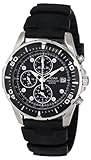 Pulsar Men's PF3293 Stainless Steel Watch with Black Rubber Band