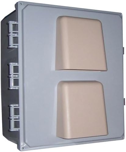 TerraWave - V181610LO0HC-R - 18x16x10 Heating/Cooled Enclosure w/ Latch