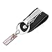 Black Faux Leather Holder Belt Keyring Keychain