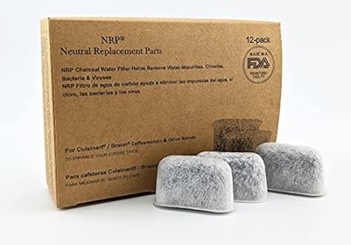 NRP Braun Coffeemakers Replacement Charcoal Water Filter BRSC004
