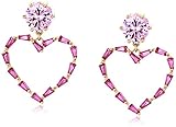 Betsey Johnson (GBG) Women's CZ Stone Open Heart