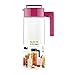 Takeya Airtight Pitcher - Everyday-Use for Iced Tea & More - Clear with Lid - Lightweight Kitchen Essential - Spill-Proof & Durable Kitchenware - 2 Quart, Raspberry