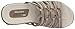 Skechers Women's Reggae Repetition Slide Sandal, Taupe, 8 M US