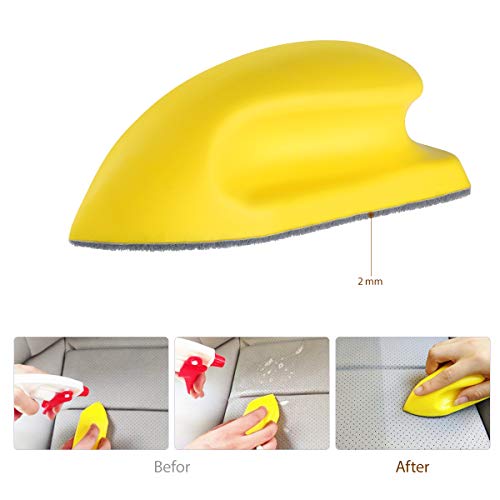WINOMO Leather Brusher Car Seat Brush Nanometer Cleaning Brush for