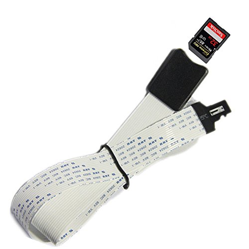 SD Extender Cable to SD Card Extension Cord Micro SD Memory Card for SanDisk SDXC/Macbook/Kindle/Raspberry Pi/Camera/3D Printer (SD to TF)