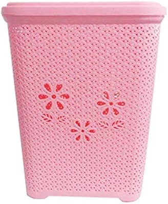 Plastic Square Laundry Basket With Lid Laundry Basket Space Saving