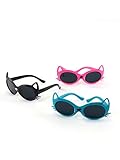Three Pairs of Cat Sunglasses | Fits 18
