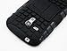 JKase DIABLO Series Tough Rugged Dual Layer Protection Case Cover with Build in Stand for Samsung Galaxy S3 III Mini I8190 - Retail Packaging - Black