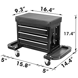 Torin APD2018B Rolling Tool Chest/Tool Box with 3