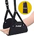 Airplane Footrest - Portable Travel Accessories to Relax Your Feet, Under Desk Footrest Adjustable Height Foot Hammock (Black) primary