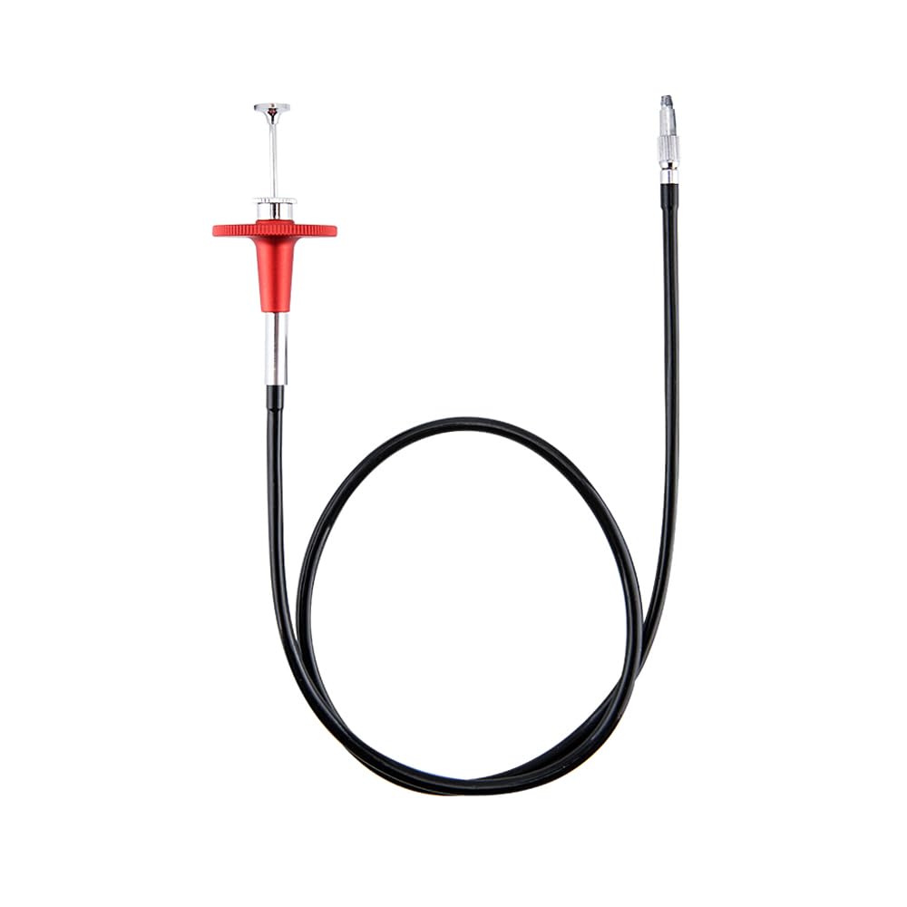 JJC Mechanical Shutter Release Cable with Bulb-Lock for Fujifilm & other SLR Cameras with Threaded Screw Hole Shutter Release Button (Red, 70cm/27.6")