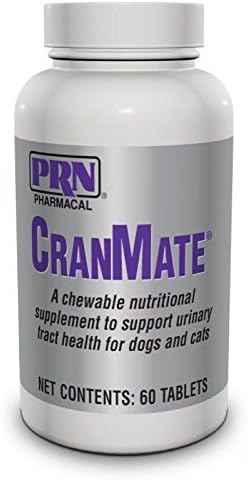 CranMate Cranberry Extract Urinary Tract Supplement for Pets 60 Chewable Table