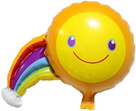SUN Smlie Foil Balloons Happy Birthday party air Balls inflatable Ballons lovely