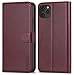 TUCCH iPhone 11 Pro Max Case, iPhone 11 Pro Max Wallet Case with Kickstand Card Slot RFID Blocking, Magnetic PU Leather Flip Cover Compatible with iPhone 11 Pro Max (2019 6.5 inch), Wine Red