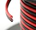 GS Power Pure Copper 24 AWG (American Wire Gauge) 200 feet Red & 200 Black Bonded Zip Cord Cable for Car Audio 12Volt Automotive LED Light Harness Wiring (Also Available in 50 & 100 ft roll)