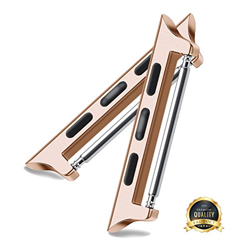 42mm Apple Watch Band Adapter-connector-Clasp l No Screwdriver Needed l Easy to Install l Rose Gold Plated.