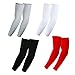 The Elixir Golf Pack of 4, Assorted UV Protective Sun Block Compression Arm Sleeves Arm Cooler Cooling Sleeves Tattoo Cover