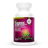 Maximum Strength Cleanse & Detox - Help Clean Toxins from Your System | Reduce Bloating | Cleanse for Weight Loss | Better Physique | Digestive Health | Dietary Supplement Weight Loss | Belly Fat Loss