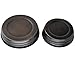 Wide Mouth Oil Rubbed Bronze Vintage Reproduction Lids for Mason, Ball, Canning Jars (4 Pack, Wide Mouth)