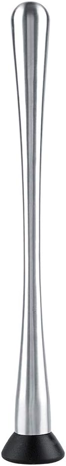 Long Stainless Steel Cocktail Muddler, 11inch Professional Drink Muddler Bar Cocktail Muddler Fruit Mixer DIY Drink Wine Barware Tool