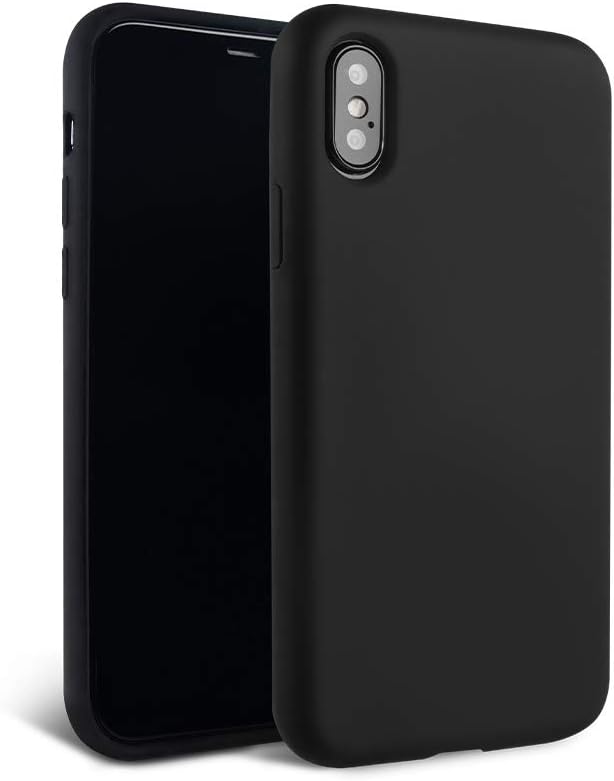 FELONY CASE Matte Black Silicone Case for iPhone Xs Max Flexible Protective iPhone Xs Max Case - Matte Black iPhone Case