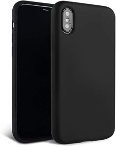 FELONY CASE Matte Black Silicone Case for iPhone Xs Max Flexible Protective iPhone Xs Max Case - Matte Black iPhone Case