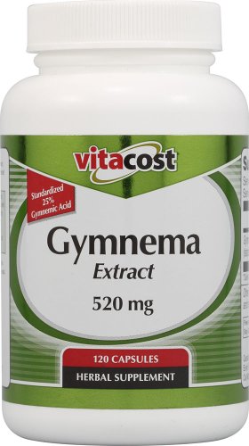 Vitacost Gymnema Extract -- 520 mg - 120 Capsules