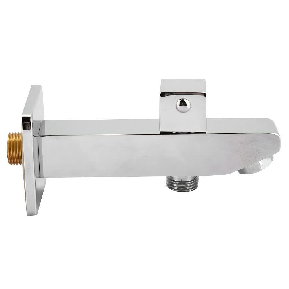 G1/2" Threaded All-Copper Wall-Mounted Concealed Shower with Two Functions Quick-Opening Diverter Spout Dual Function Shower Faucet Spout Shower Accessory for Bathroom