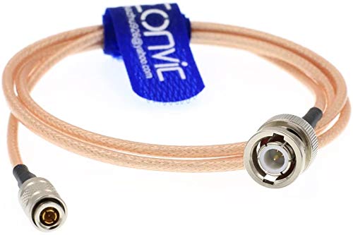 Eonvic RG179 75ohm HD SDI DIN 1.0/2.3 to BNC RF Coaxial Cable for Blackmagic HyperDeck Shuttle 24 inch/60cm