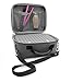 Casematix 12 inch Salon Hair Styling Tool Travel Case Bag Fits Blow Dryer, Flat Iron Straightener, Curling Iron, Diffusers and Hair Dresser Accessories, Includes Shoulder Strapthumb 4