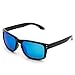 WearMe Pro - Premium Polarized Mirror Lens Classic Square Style Sunglasses