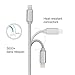 CE-Link Certified ( 3 Pack ) 6 Feet / 2 Meters Nylon Braided Lightning to USB Cord for iPhone iPad iPod