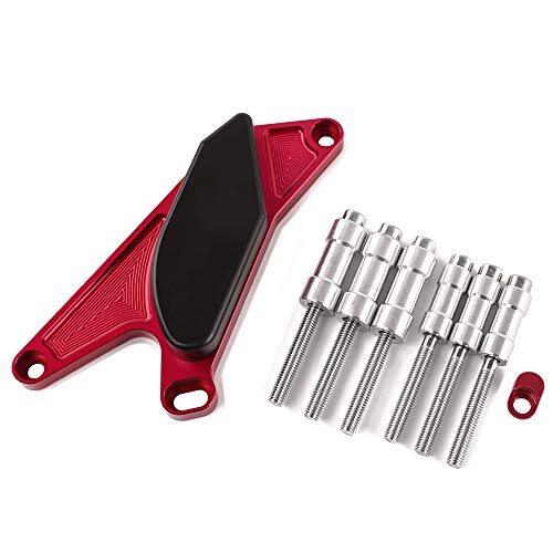 GSX R 1300 CNC Aluminum Engine Stator Case Crash Guard Slider Pad for 1999-2016 SUZUKI Hayabusa GSXR 1300 GSXR1300 2014 2014 (Red)