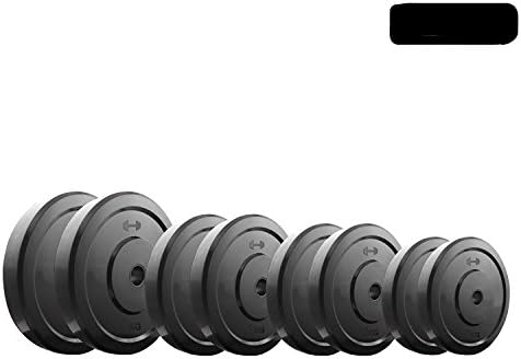 SKERA Rubber Solid Free Weight Plates (Pack of 2) (1kg to 25 kg)