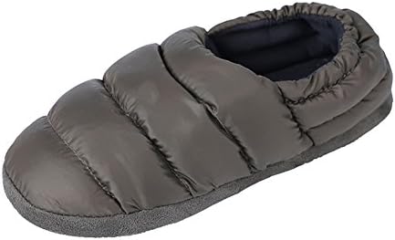 Golden Scute Mens Womens Flat House Slipper,Anti-Slip Winter Warm Casual Shoes with 3M Thinsulate Fleece Lined