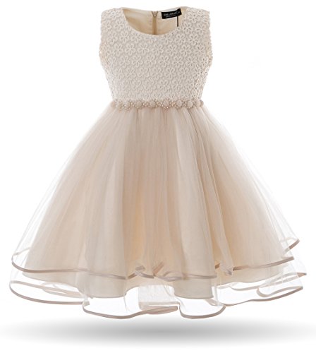 Cielarko girls dress children beading birthday party we…