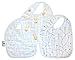Kadut Kids Baby Bibs, 3 Pack- 100% Softest Muslin Cotton Drooling, Teething & Feeding Bib with Adjustable Snap-Unisex Signature Collection- Super Absorbent, Soft, & Stylish Baby Shower & Registry Gift