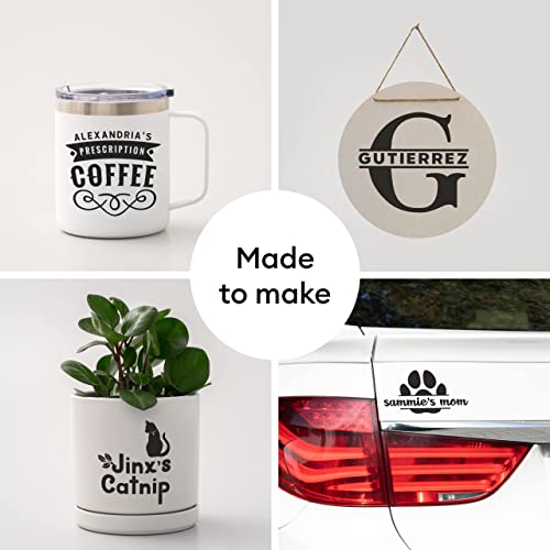 Cricut Premium Permanent Vinyl Roll (12 in x 15 ft), WeatherResistant