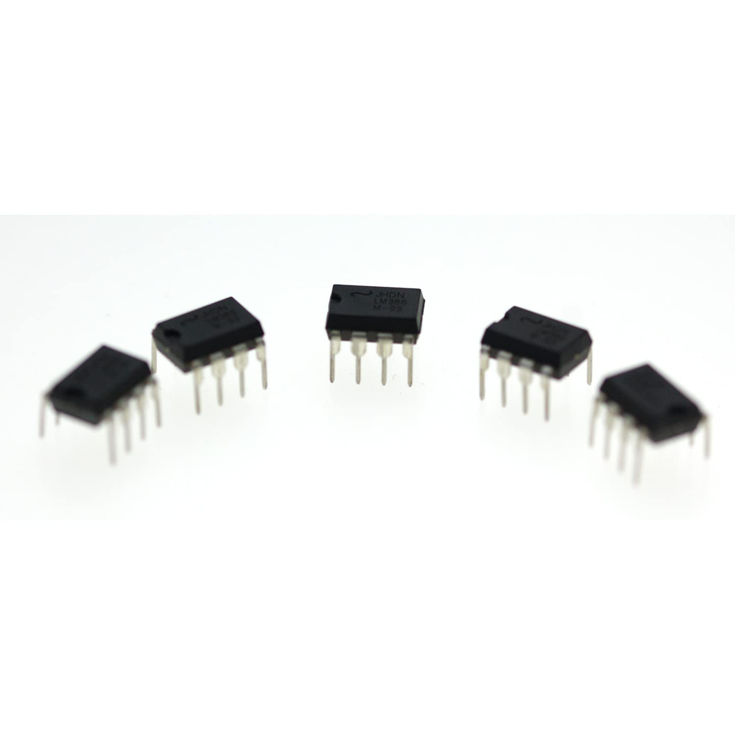 FamilyMall LM386N 1W 8-DIP IC Audio Power Amplifier, Package of 5