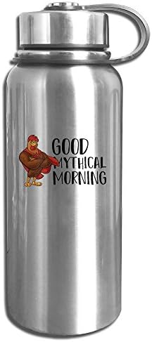 Good Mythical Morning Turkey Stainless Steel Water Bottle Insulated Vacuum Space Bottle Metal Sports Kettle Flask Leak Proof For Outdoor Running Camping Gym