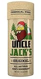 Best Seller- Uncle Jack's Original - All Natural Men's Deodorant Anit Perspirant - Aluminum Free, Organic, Paraben Free, Non GMO , Phthalate Free for Men