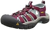 KEEN Women's Newport H2 Sandal, Beet Red/Corydalis Blue, 8 M US