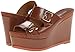 Nine West Women's Vachel Leather Wedge Sandal