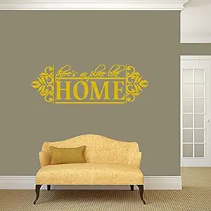There's No Place Like Home Wall Decal, Entryway Welcome Quotes, Family and Living Room Wall Art