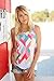 Sunward Women Summer Vest Top Sleeveless Blouse Casual Tank Tops (XLarge, WH)