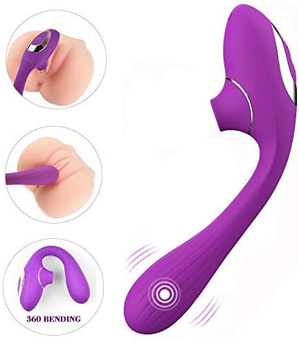 MBUKLO Six Toys for Men Sucking Vagina USB Ton'gu'e Stimulation Charging Messager for Suc