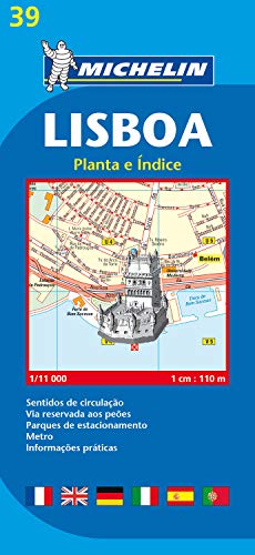 Michelin Lisboa Map (Map) (Portuguese Edition) by Michelin