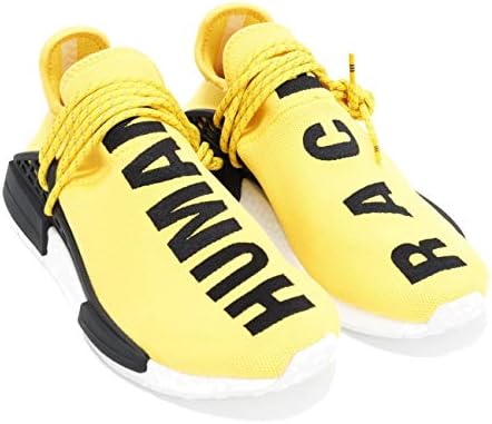 Fashion Human Race Sneaker Casual Breathable Lightweight Mesh Shoes with Original Box YELLOW HUMAN RACE Men US 10.5